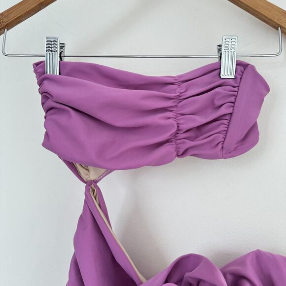 Bahia Maria Mia Mini Dress Small Orchid Lilac Hot Girl Night Out Glam Statement - Picture 5 of 13